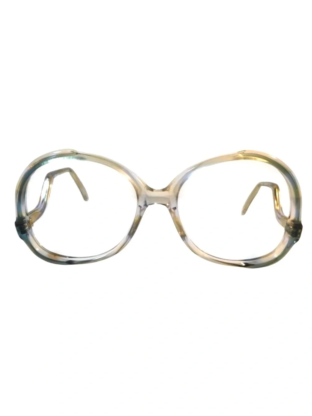 1980’s Oversized Drop Arm Thick Frames for Eyeglasses or Sunglasses, Deadstock
